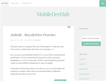 Tablet Screenshot of mobiledevhub.com